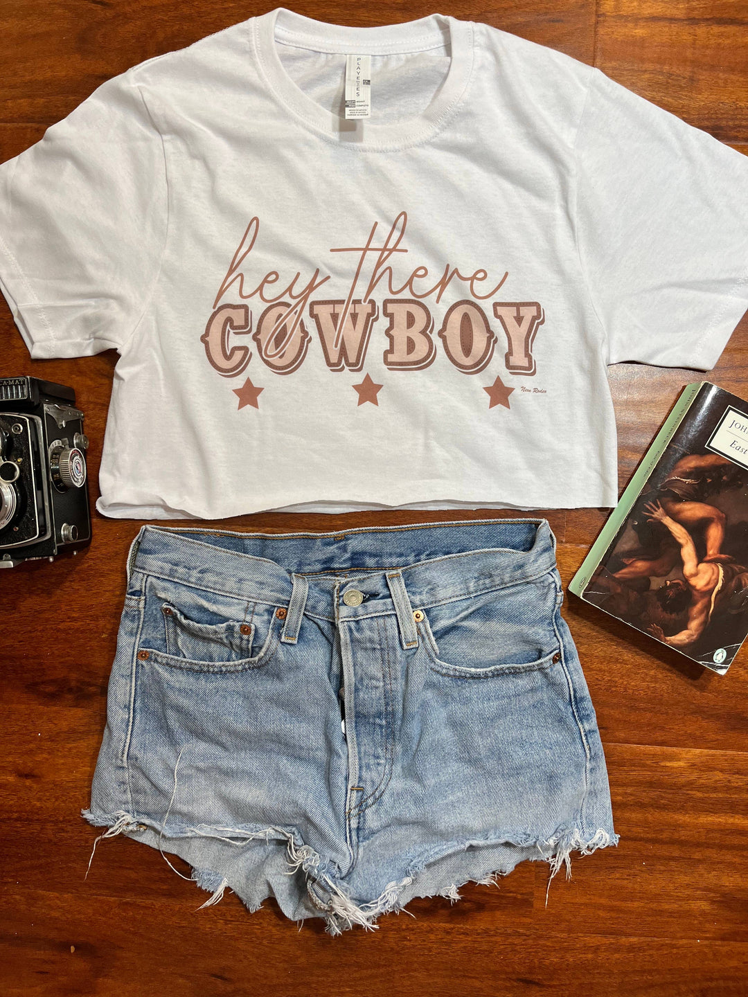 Hey There Cowboy Crop Top